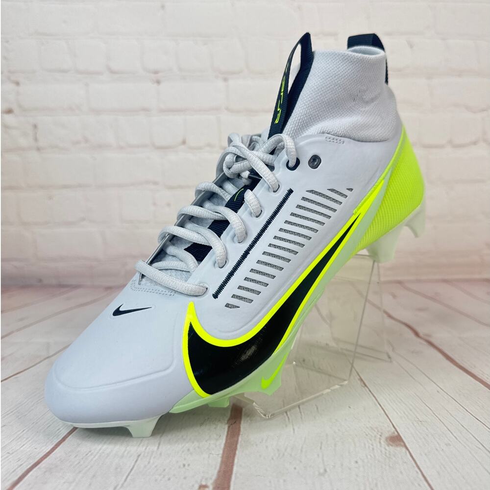 Nike Vapor Edge Pro 360 2 Platinum Green Football Cleats Mens Sz 10.5 DA5456-004 - Picture 3 of 10